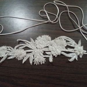 Carol Hannah Obscura Sash in ivory